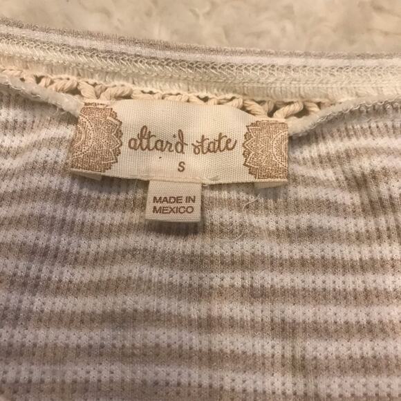 Altar'd State Striped Sleeveless Top - Size Small - Picture 3 of 7